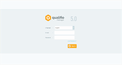 Desktop Screenshot of manager.qualifio.com